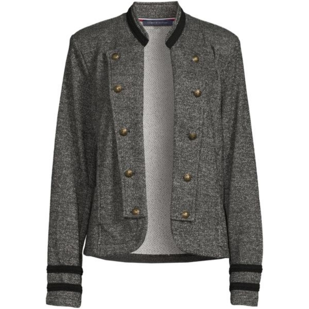 Tommy Hilfiger Grey Military Jacket